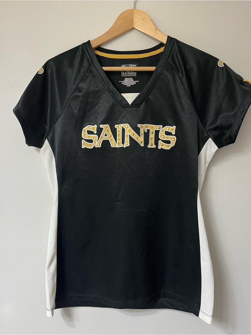 Saints Black and White Women's Team Jersey